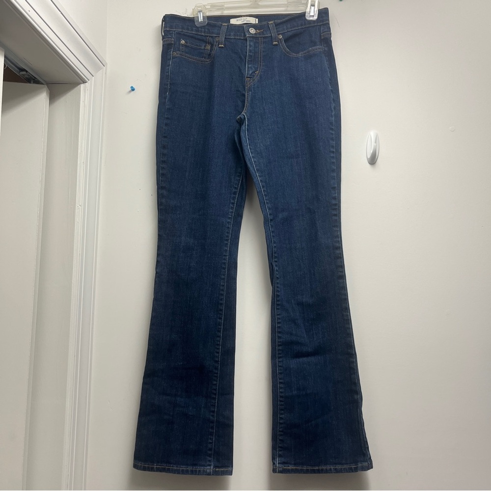 Levi's Dark Blue Women's Boot Cut Jeans 8 Long